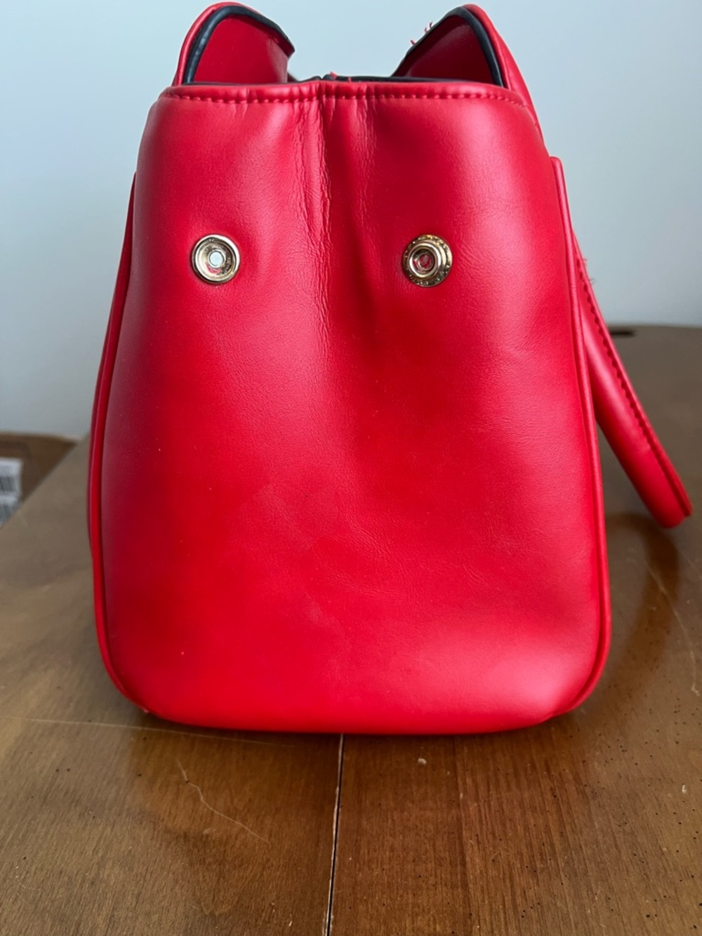 Christian Lacroix Giselle Satchel Handbag Purse Lipstick Red - Picture 8 of 15